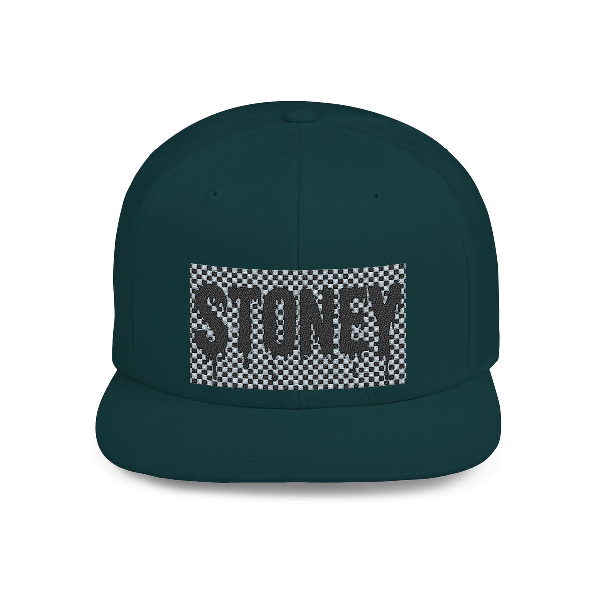 Stoney Sequin Patch Flat Bill Snapback Hat