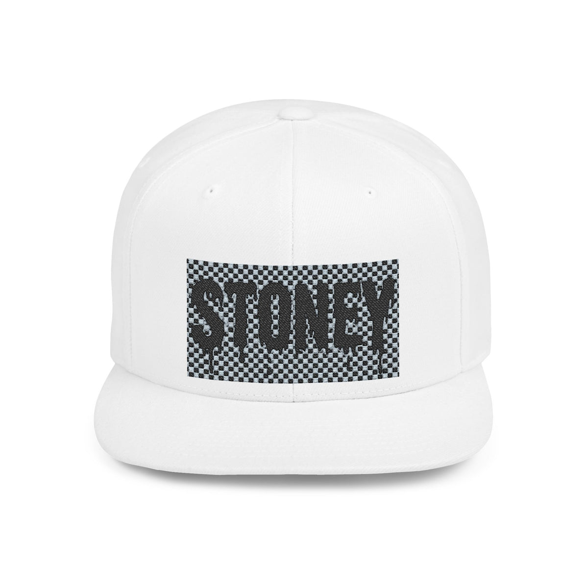 Stoney Sequin Patch Flat Bill Snapback Hat
