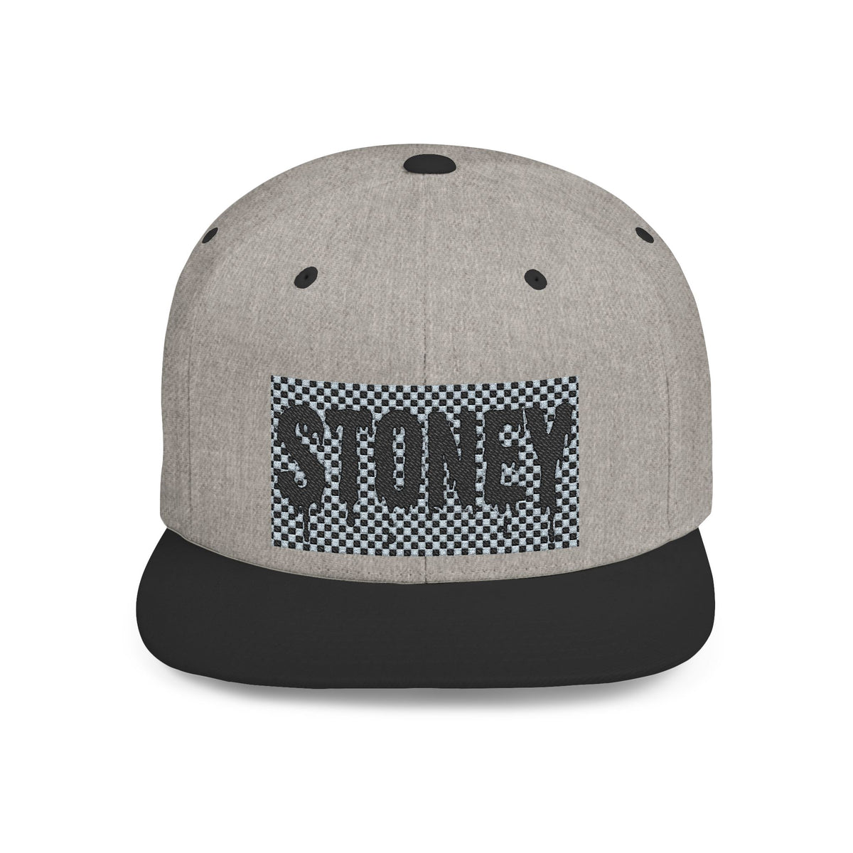 Stoney Sequin Patch Flat Bill Snapback Hat