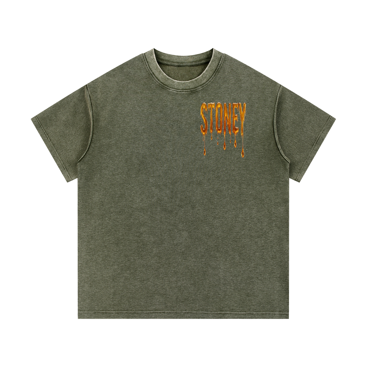 pre harvest Mineral Wash Waffle Knit T-Shirt